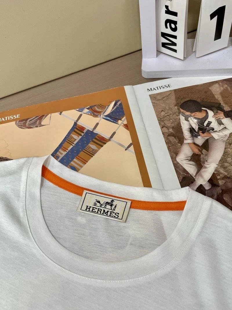 Hermes T-Shirts Stretchable 129773