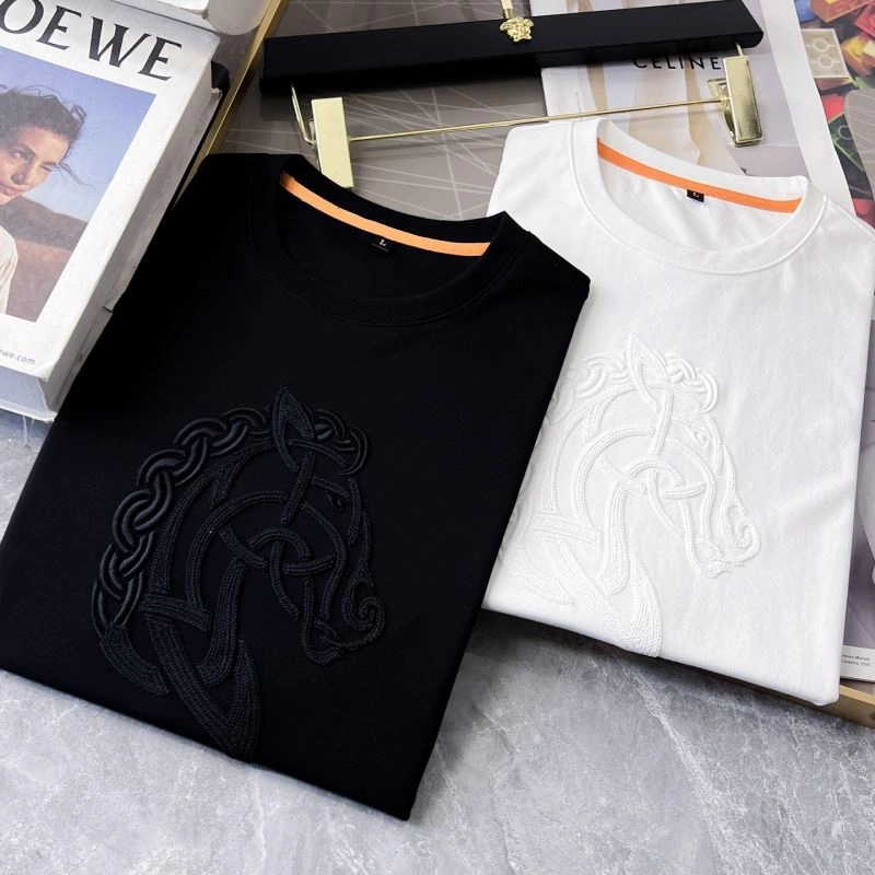 Hermes T-Shirts SmoothTexture 129676