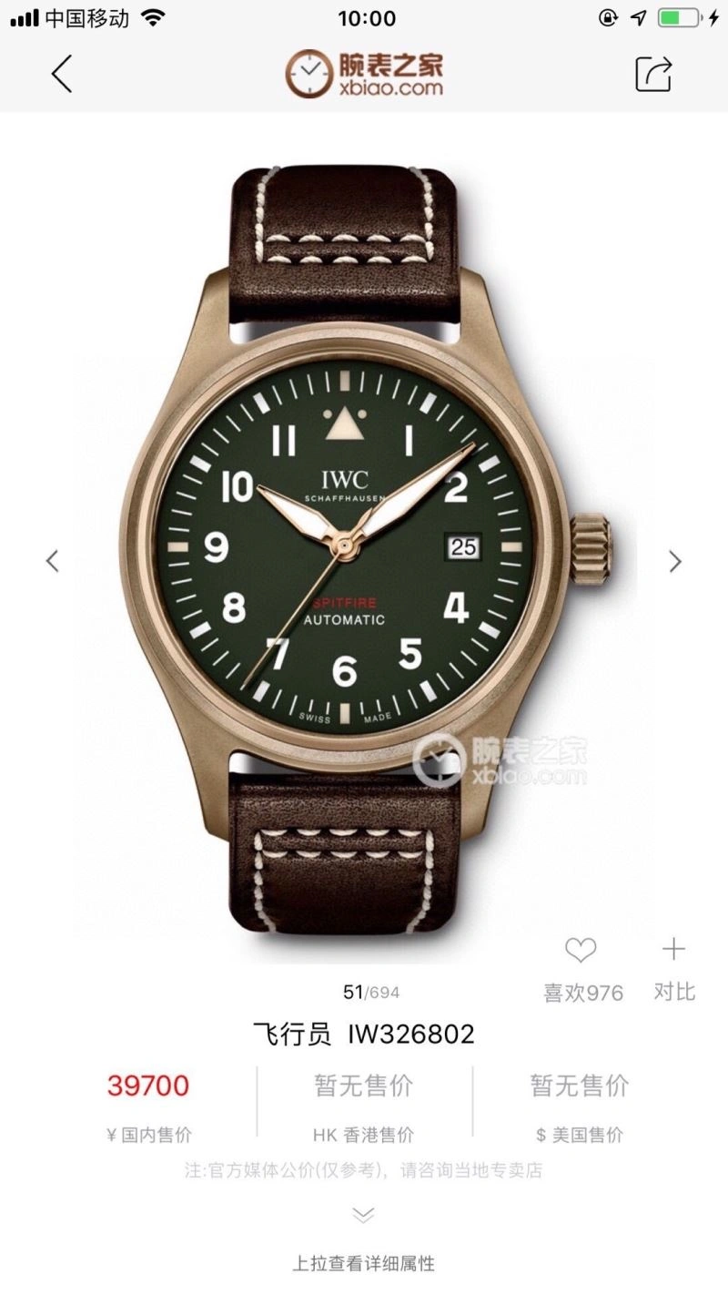 IWC Watches FashionForward 185612
