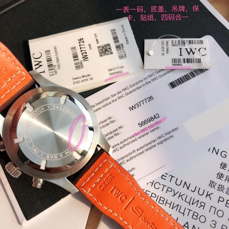 SunProtective IWC Watches 185576