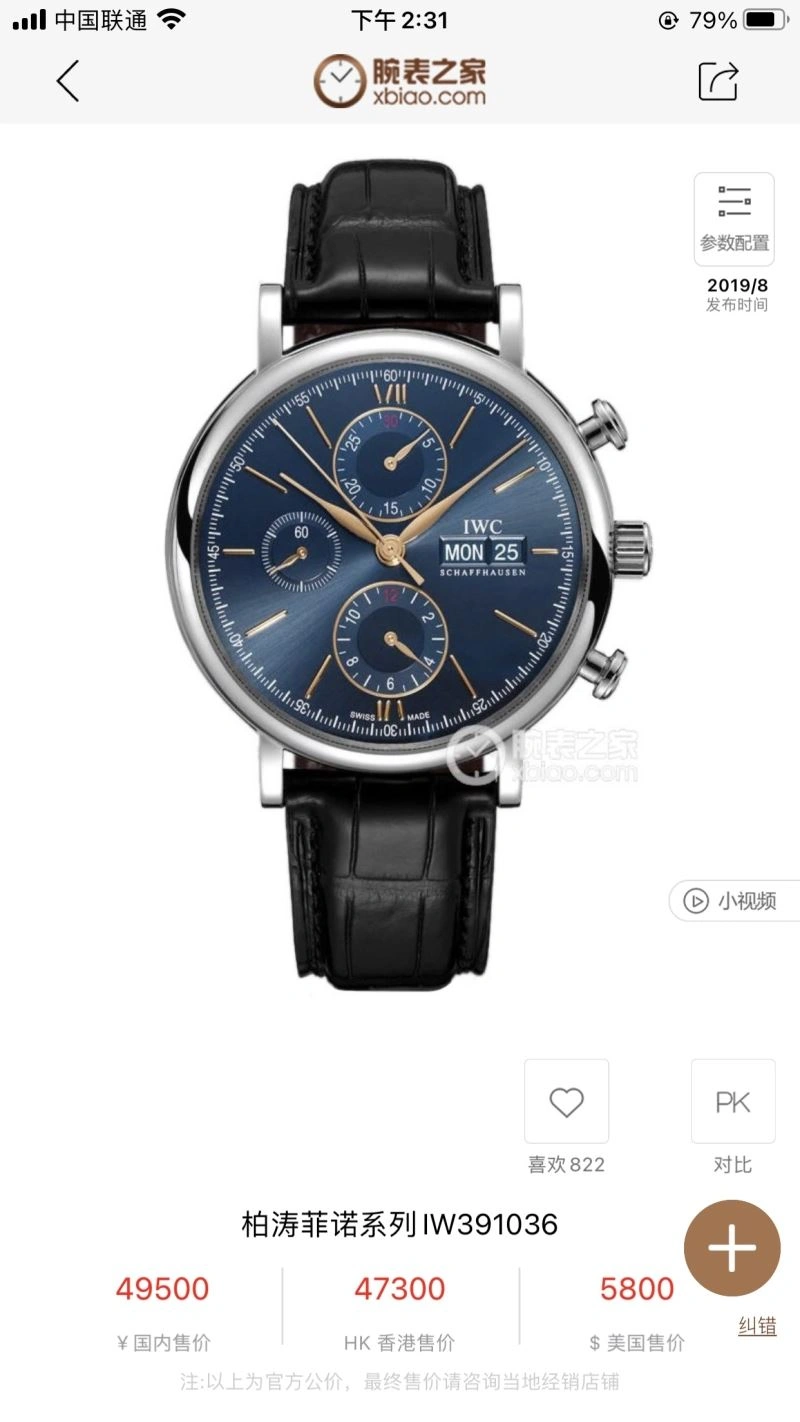 IWC Watches FashionForward 185361