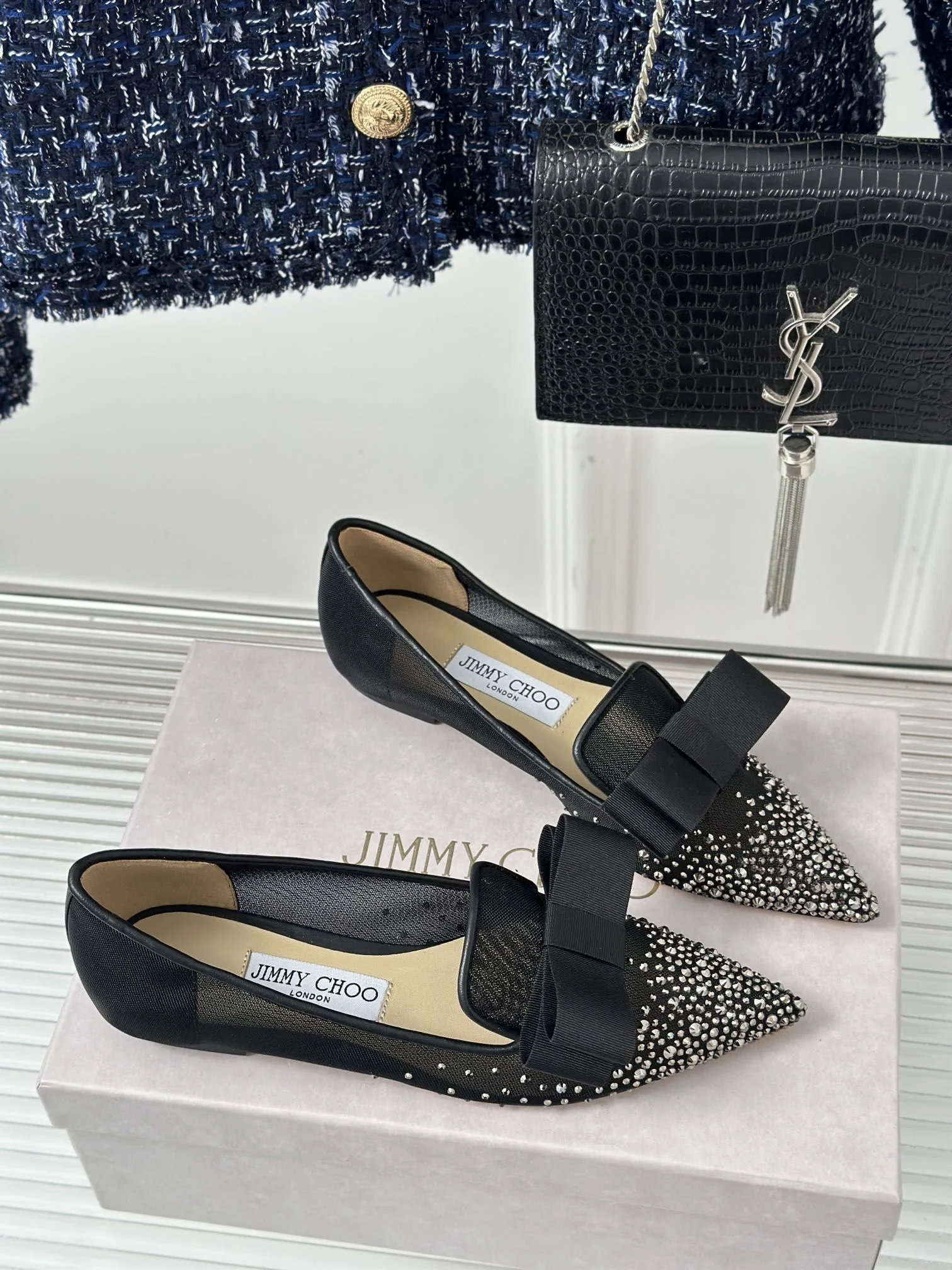 Compact Jimmy Choo Shoes 7848
