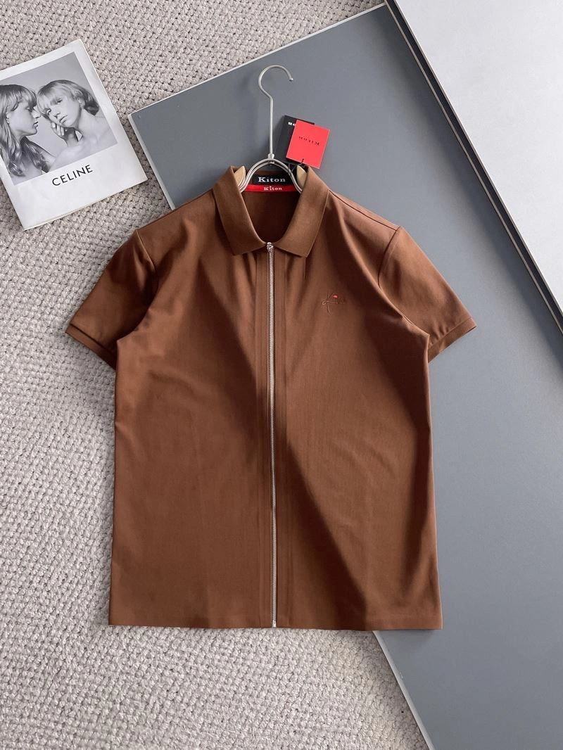 Kiton T-Shirts ZipUp 159419