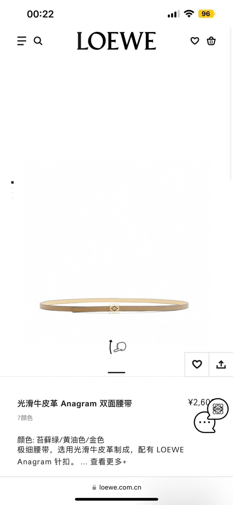 Loewe Belts TravelReady 296935