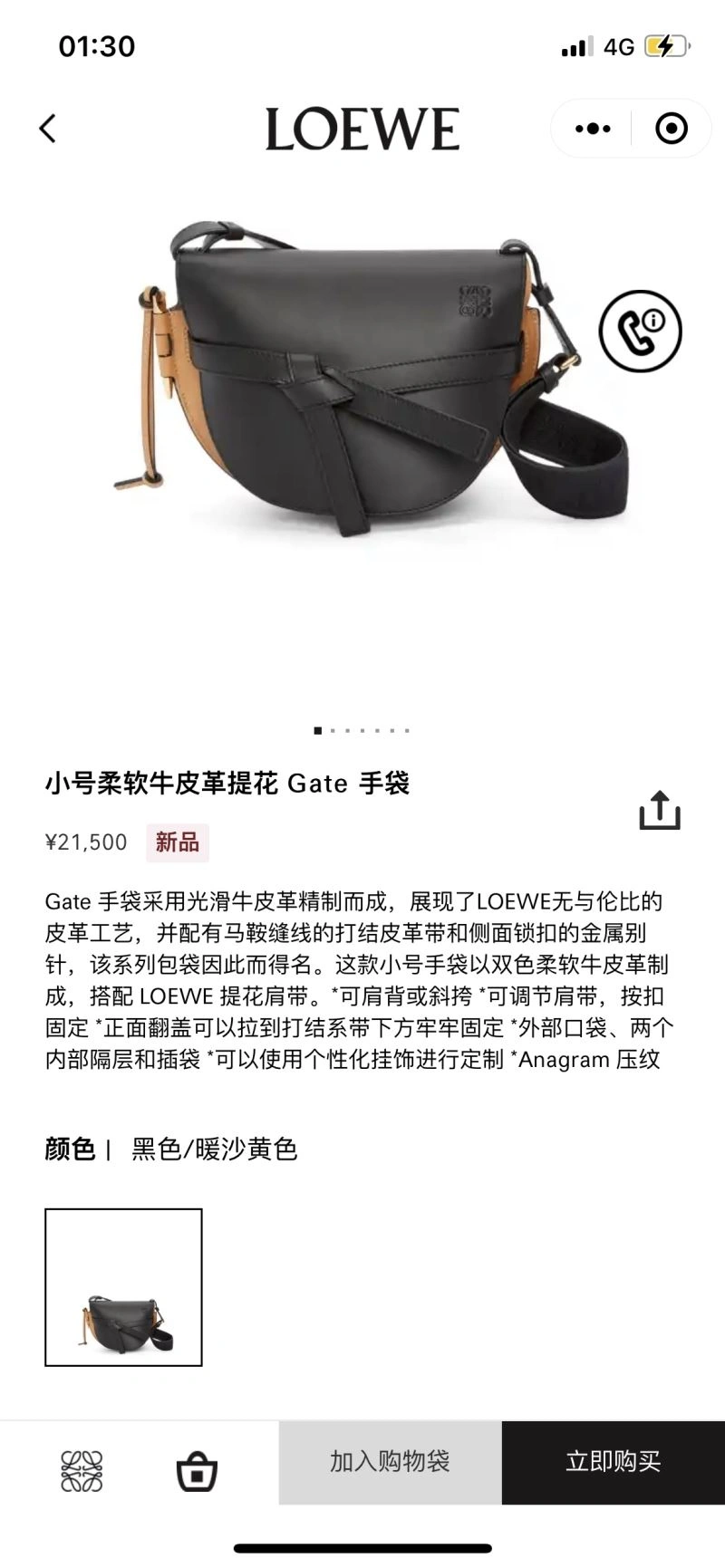Affordable Loewe Gate Bags 61640