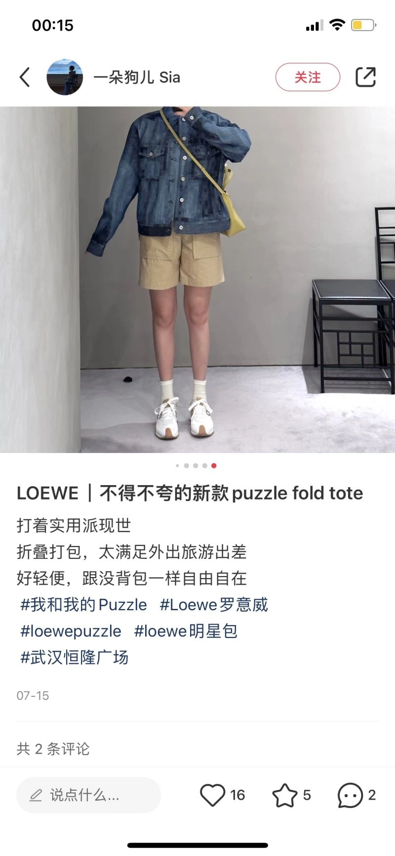 Loewe Puzzle Bags Bright 77349