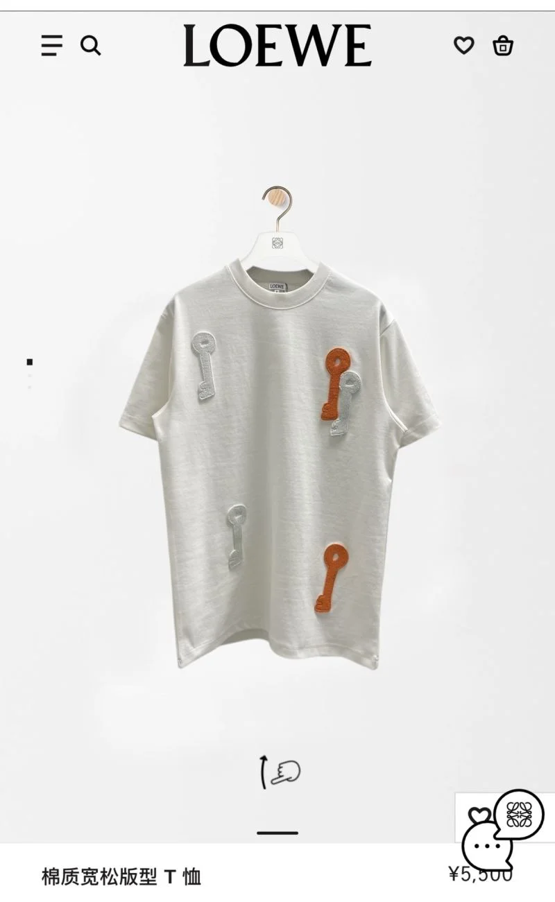 Loewe T-Shirts Trendy 163705