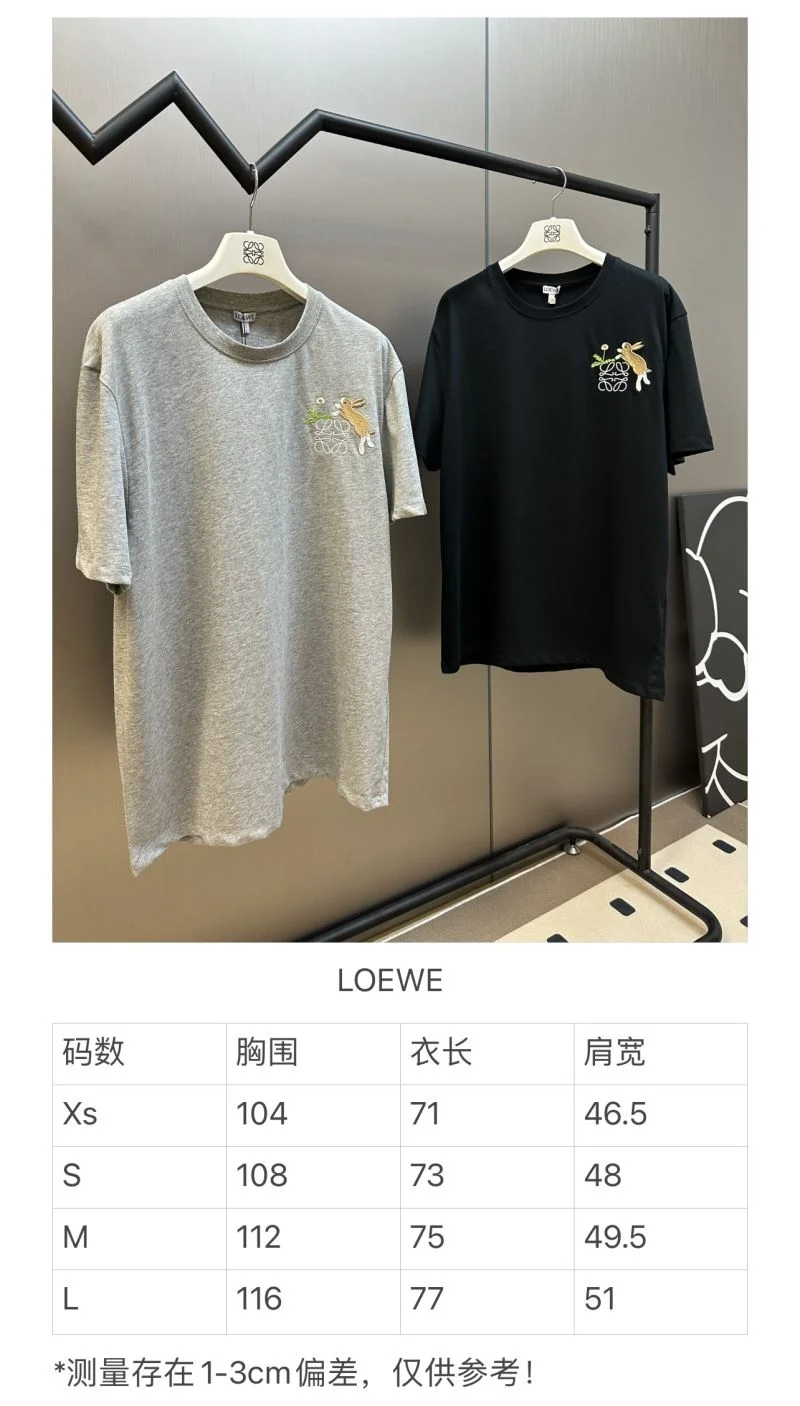 Loewe T-Shirts Fashionable 163775