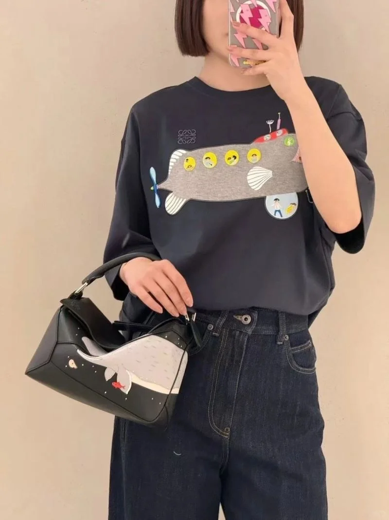 Loewe T-Shirts Durable 163710