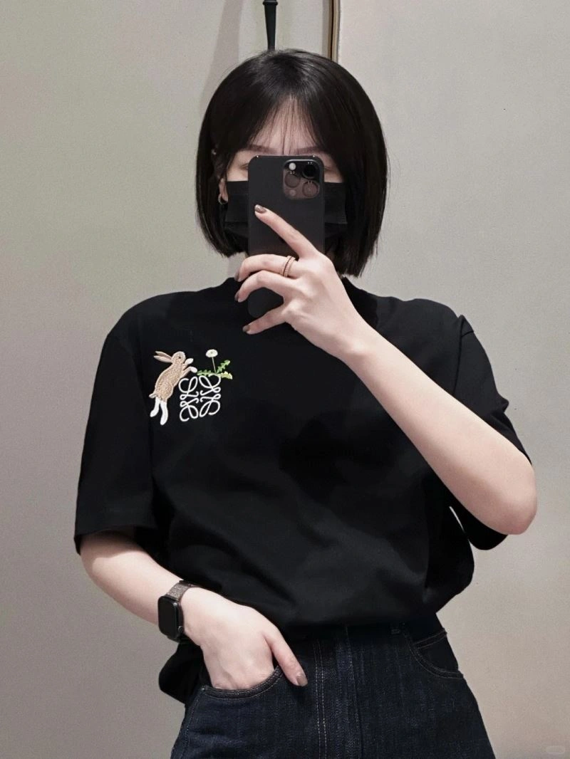 Loewe T-Shirts Stretchable 162668