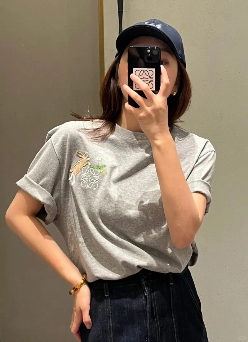 Loewe T-Shirts Stretchable 162668