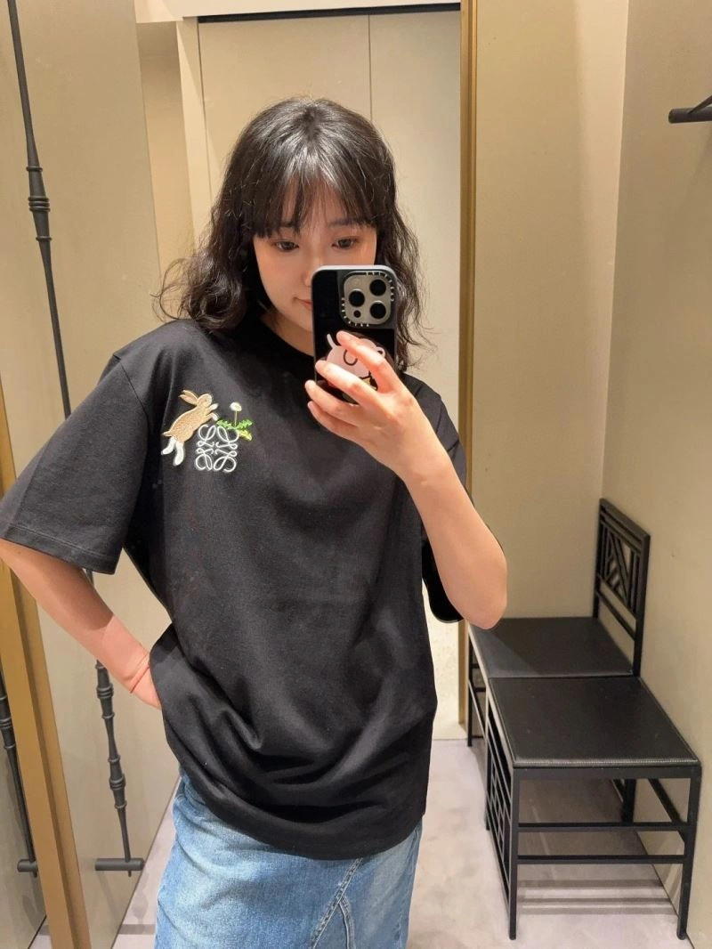 Loewe T-Shirts Stretchable 162668