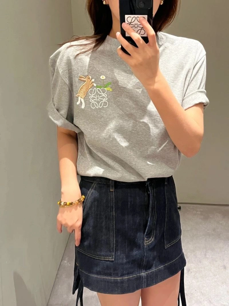 Loewe T-Shirts Stretchable 162668