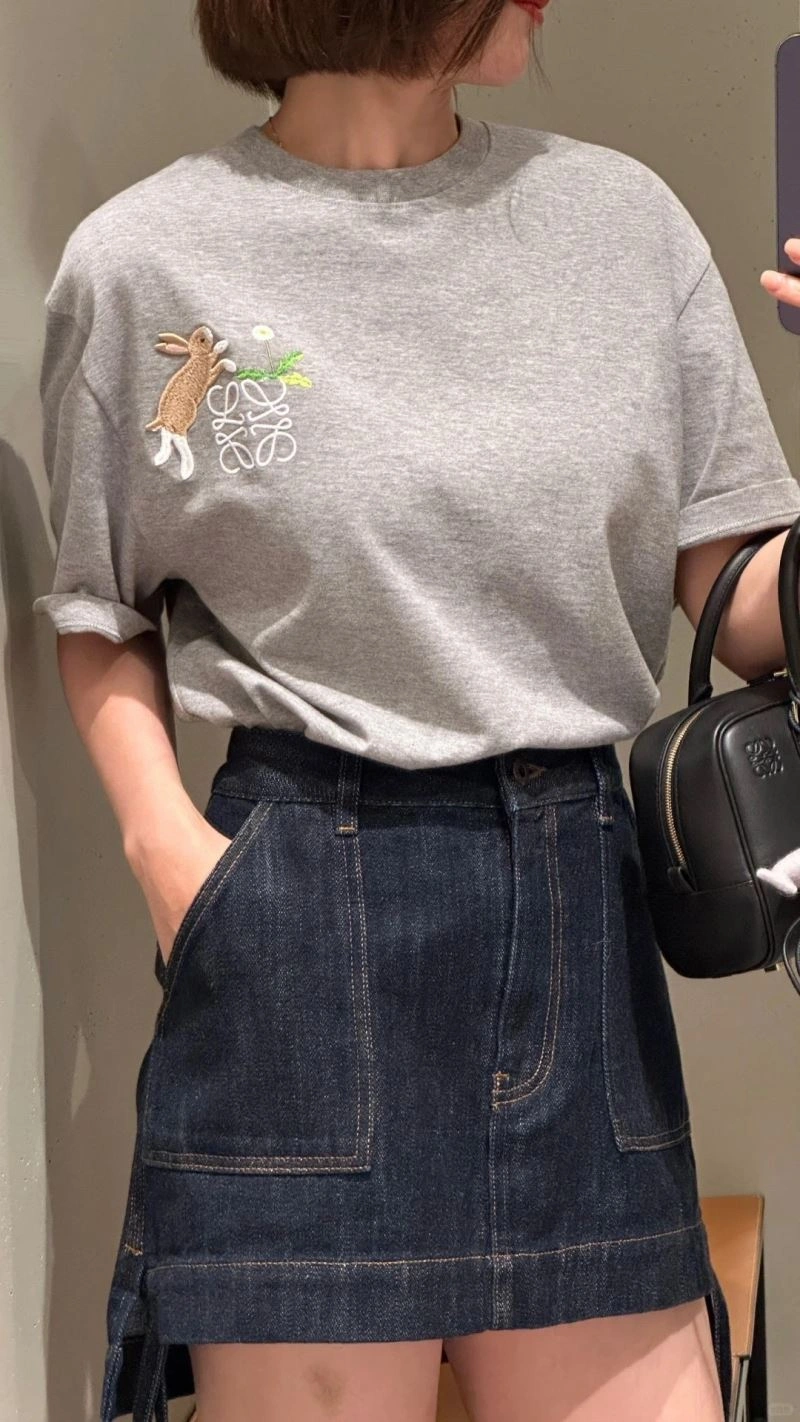 Loewe T-Shirts Stretchable 162668