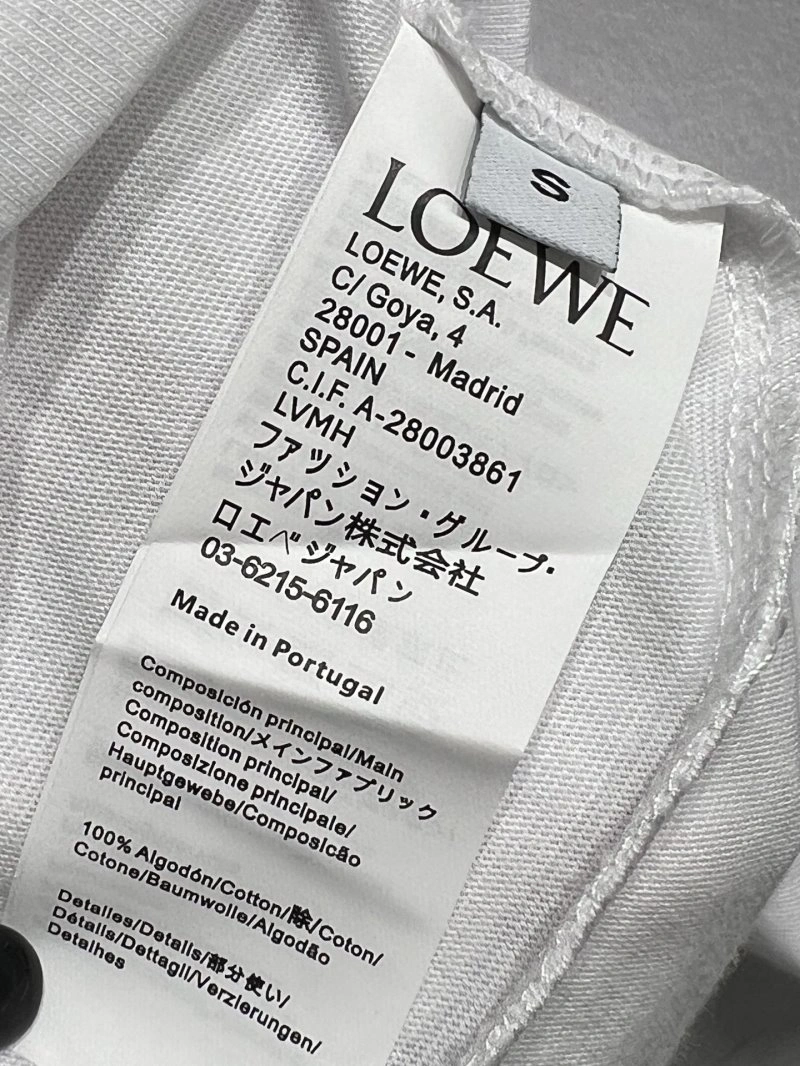 Loewe T-Shirts OdorResistant 149606