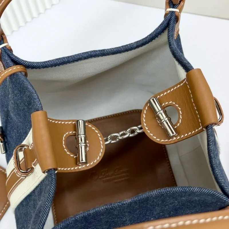 Sleek Loro Piana Bucket Bags 44356