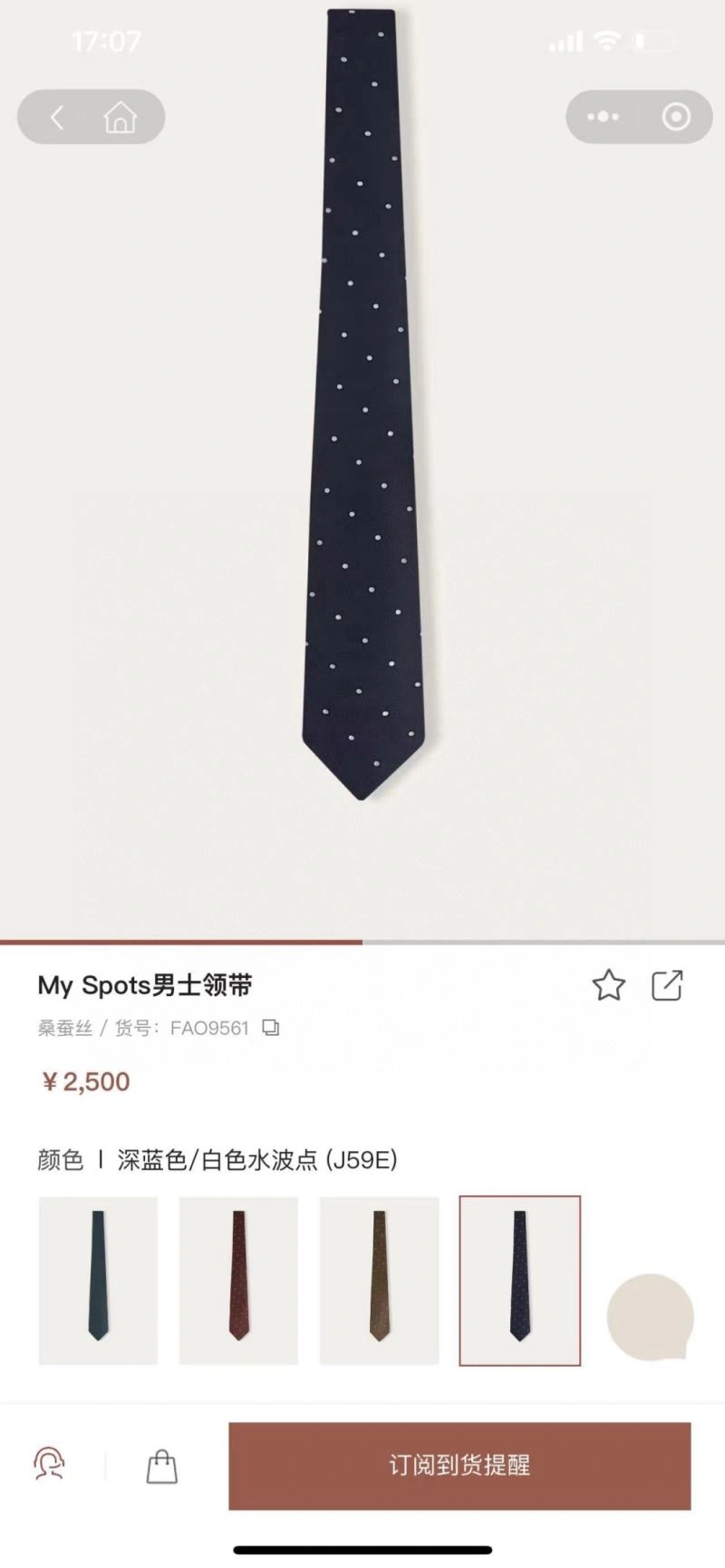 Flexible Loro Piana Neckties 268559