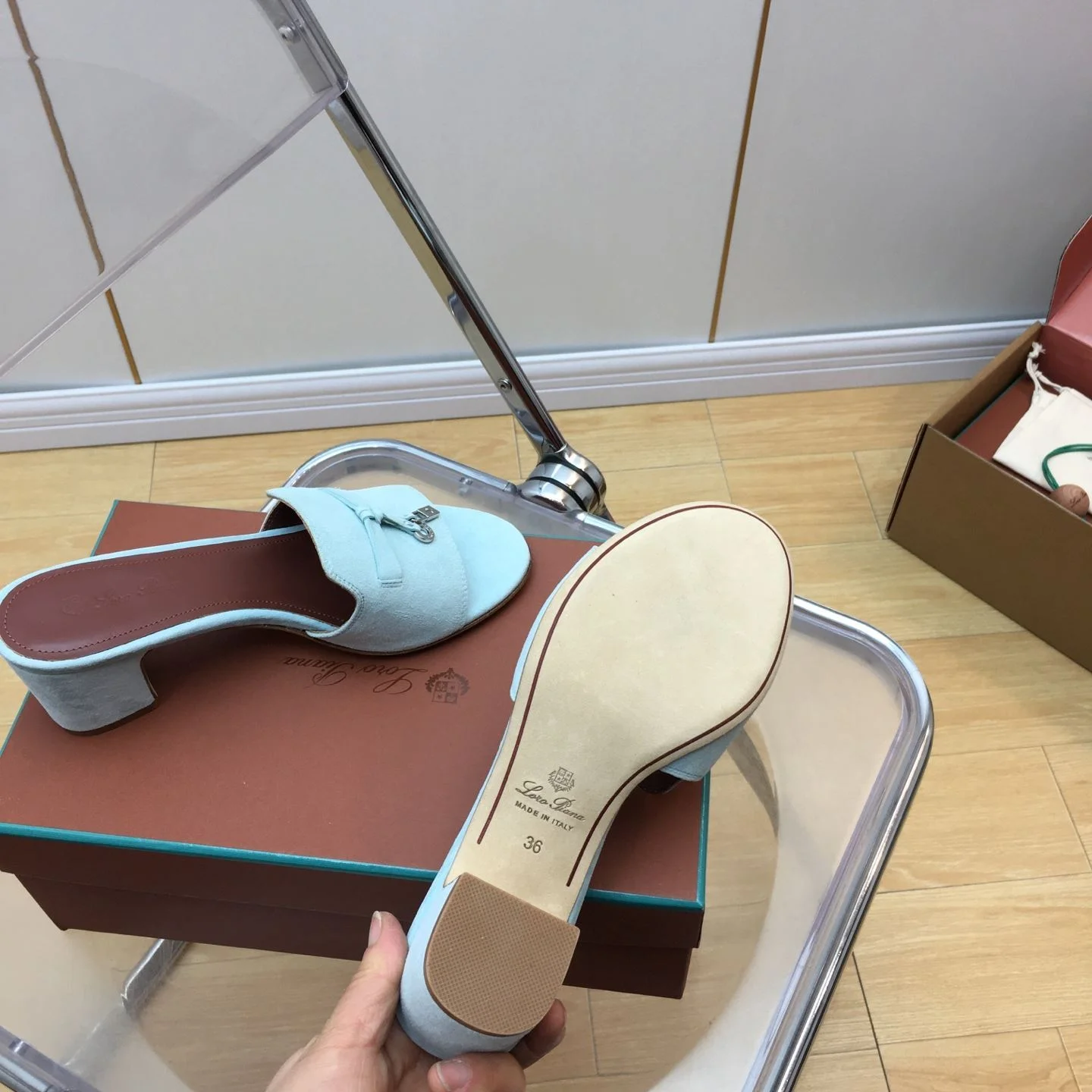 WaterResistant Loro Piana Sandals 6179