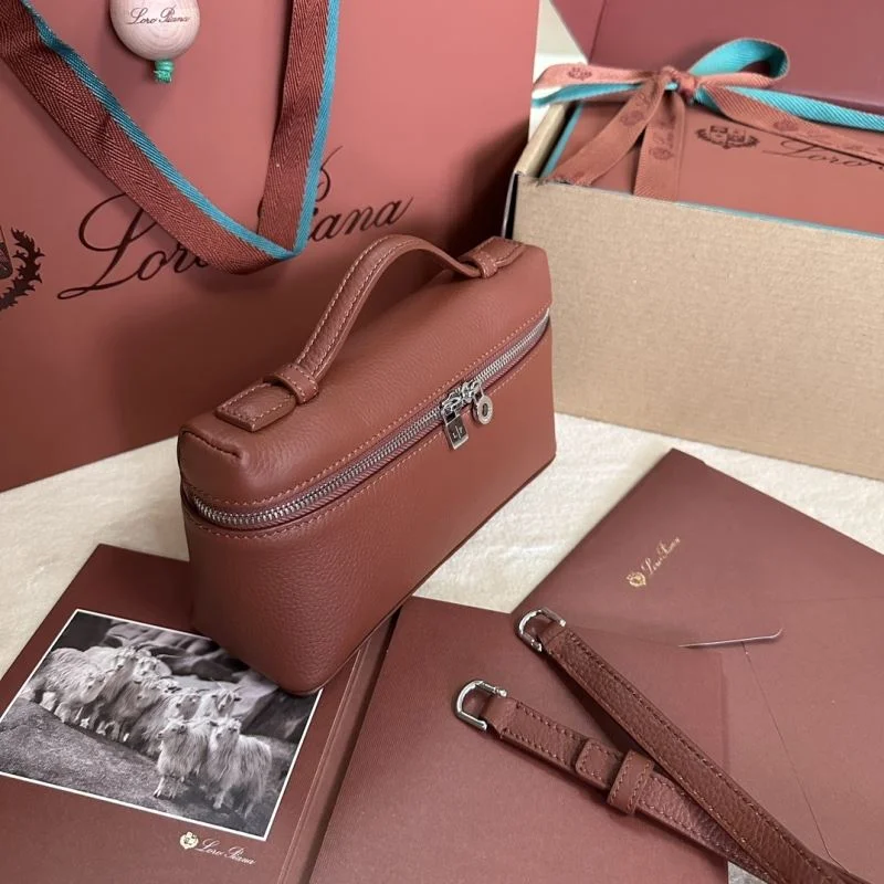 WrinkleFree Loro Piana Satchel Bags 43911