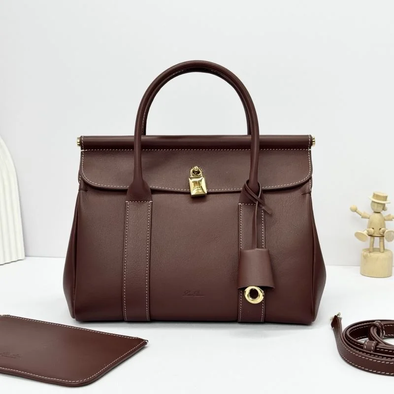 Sophisticated Loro Piana Top Handle Bags 44090