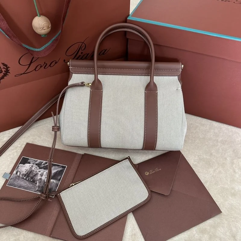 OdorResistant Loro Piana Top Handle Bags 43825