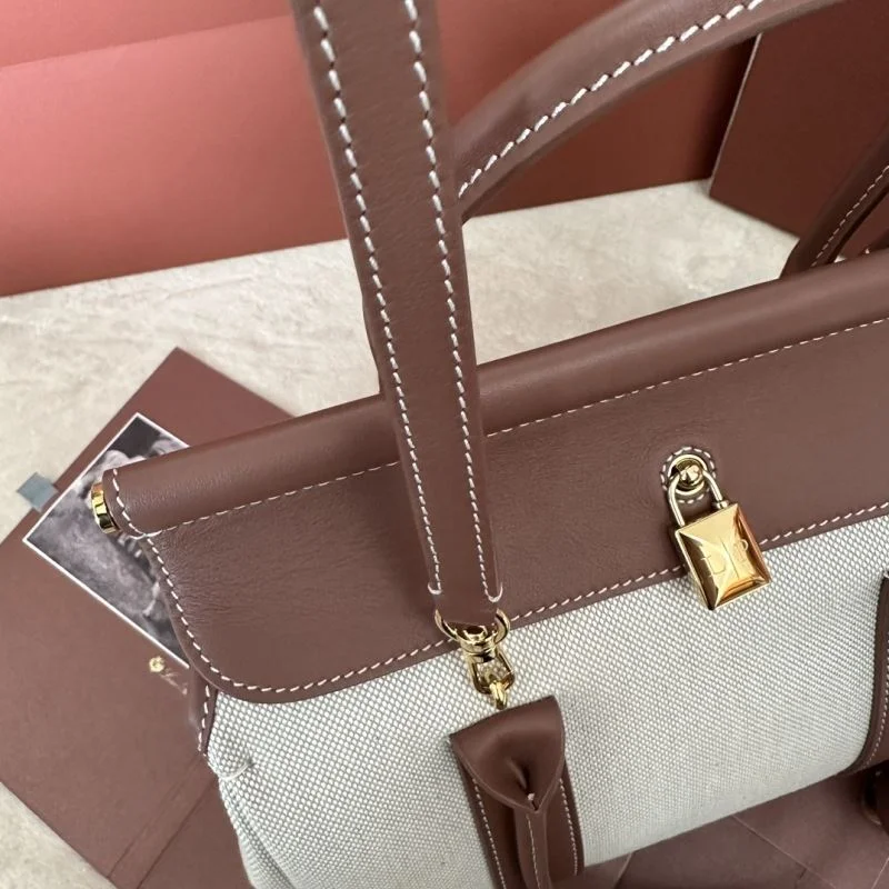 OdorResistant Loro Piana Top Handle Bags 43825