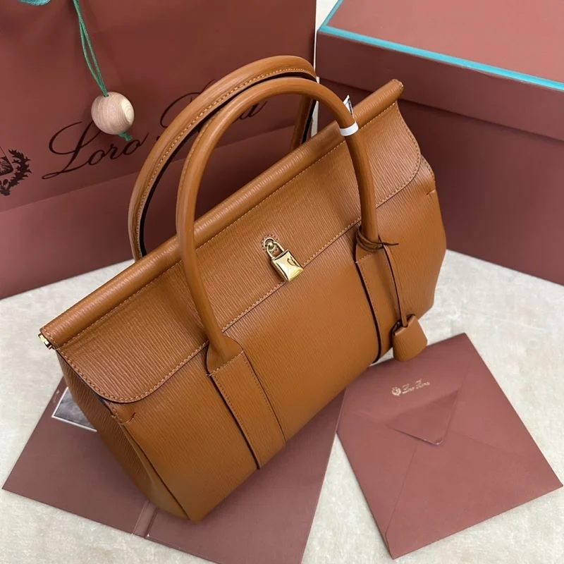 Comfortable Loro Piana Top Handle Bags 43810