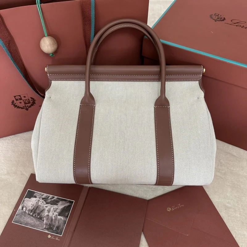 Soft Loro Piana Top Handle Bags 43843