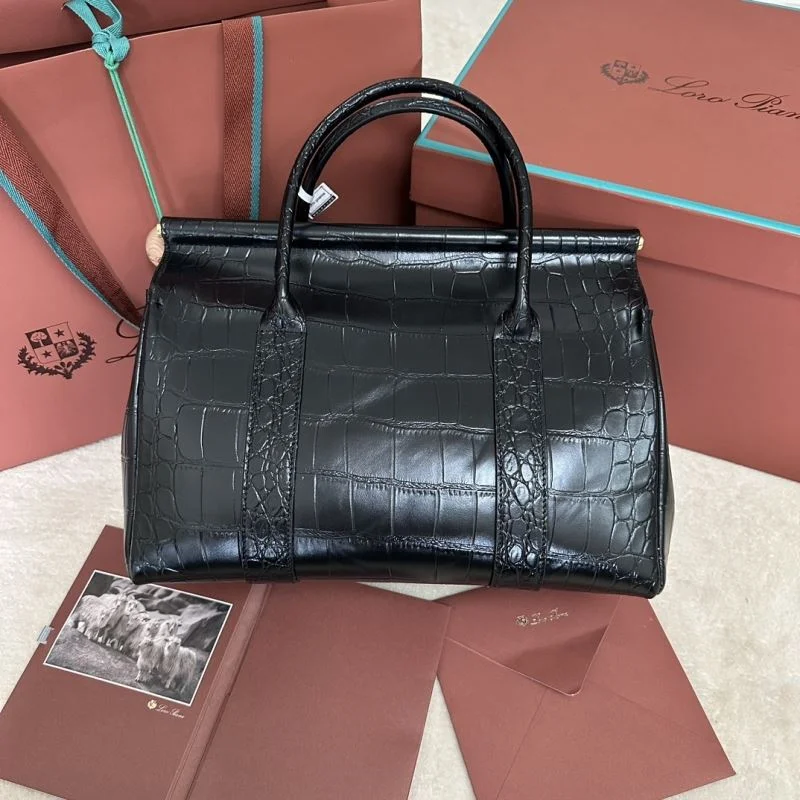 Effortless Loro Piana Top Handle Bags 43836