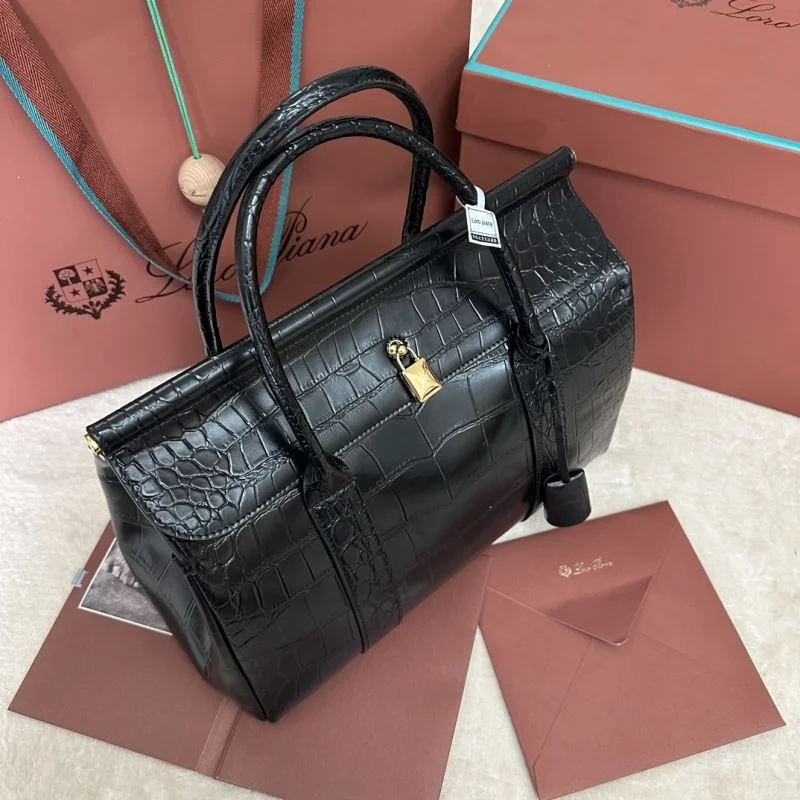 Effortless Loro Piana Top Handle Bags 43836
