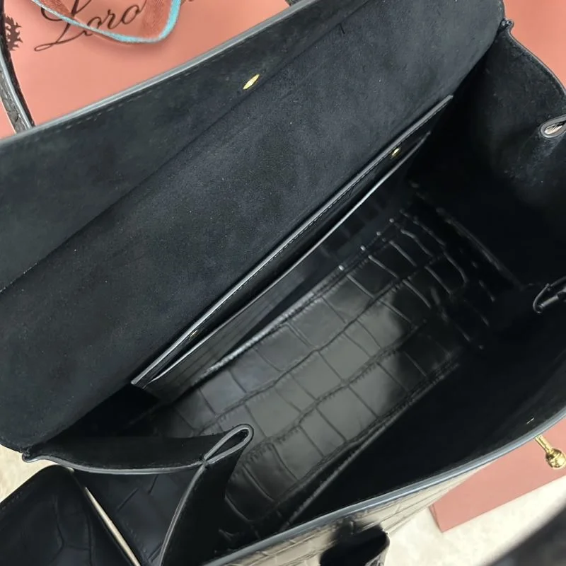 Effortless Loro Piana Top Handle Bags 43836