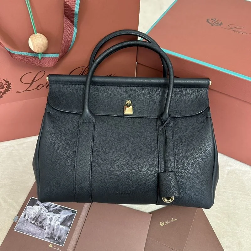 Neat Loro Piana Top Handle Bags 43637