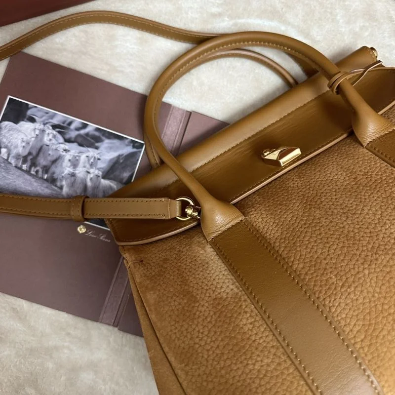 TopPick Loro Piana Top Handle Bags 43588