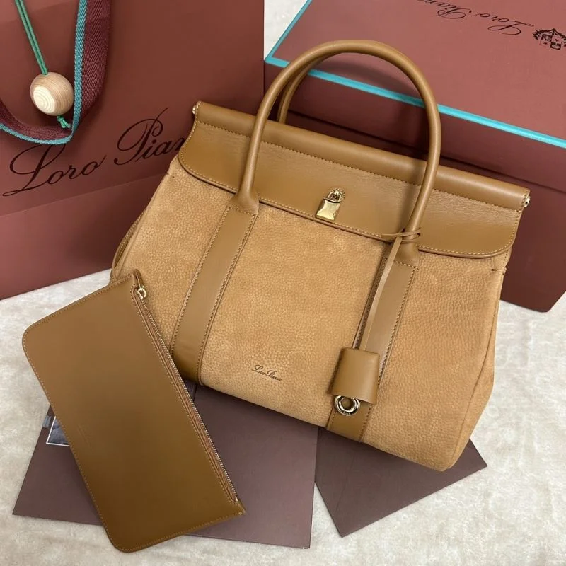 WrinkleFree Loro Piana Top Handle Bags 43629