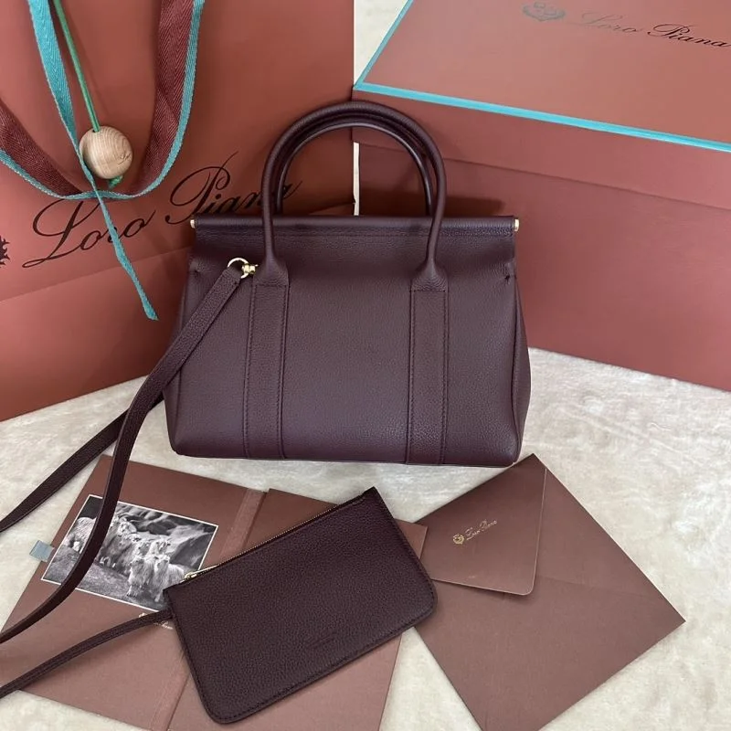 Vibrant Loro Piana Top Handle Bags 43589
