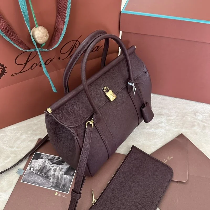 Vibrant Loro Piana Top Handle Bags 43589