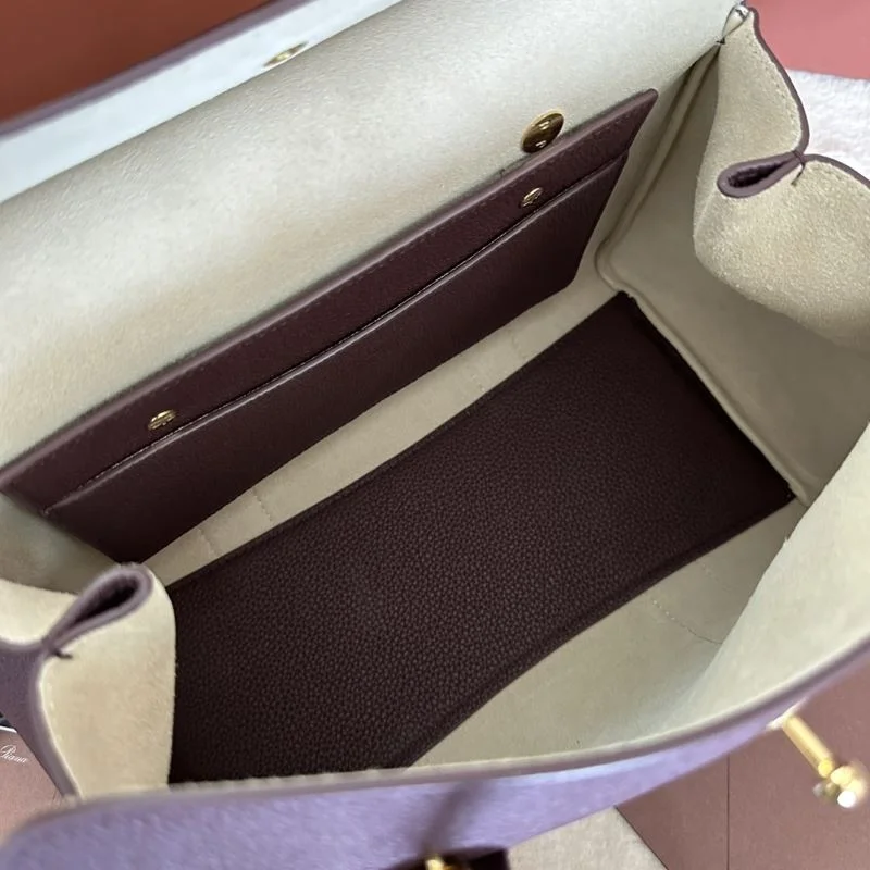 Vibrant Loro Piana Top Handle Bags 43589