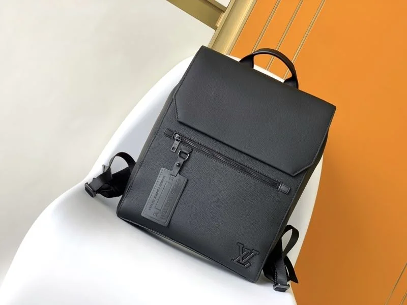 SmoothTexture Louis Vuitton Backpacks 43089