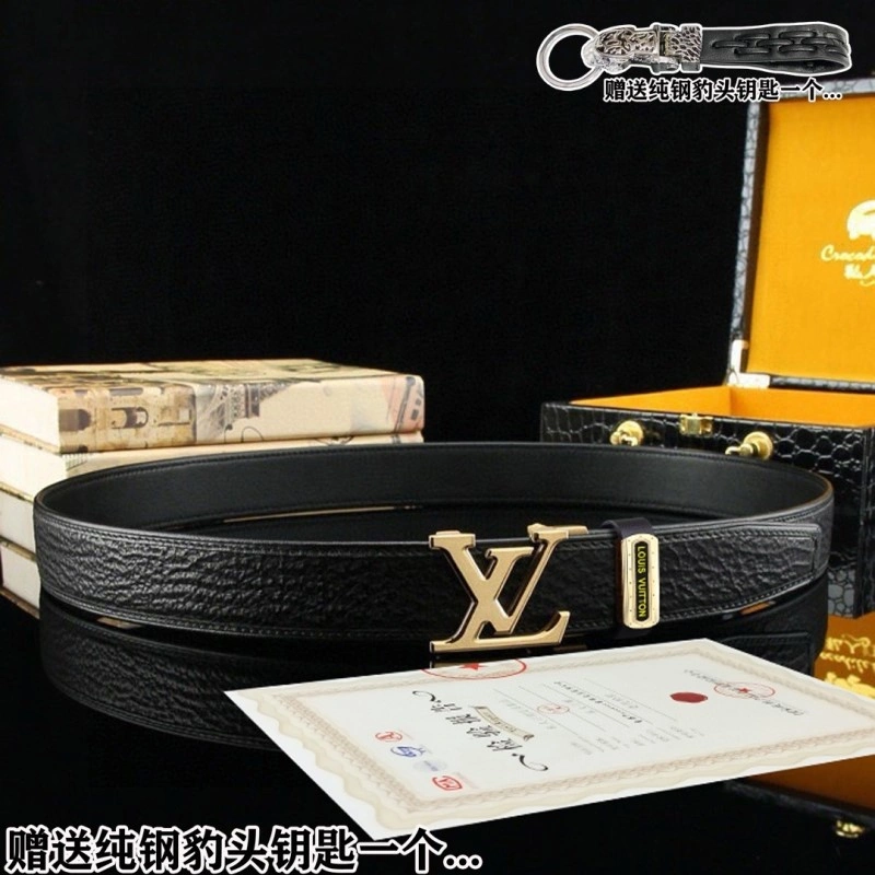 SmoothTexture Louis Vuitton Belts 301012