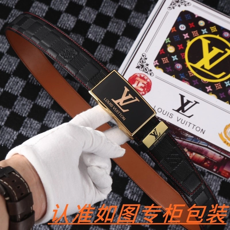 SmoothTexture Louis Vuitton Belts 301006