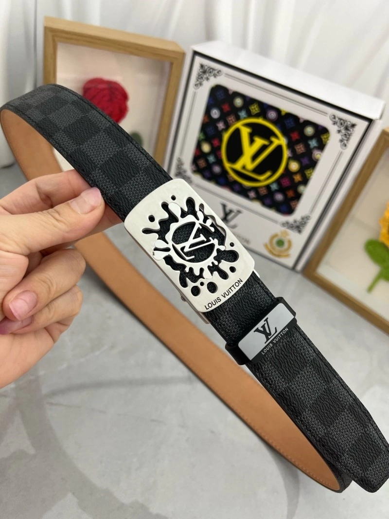 SmoothTexture Louis Vuitton Belts 300102