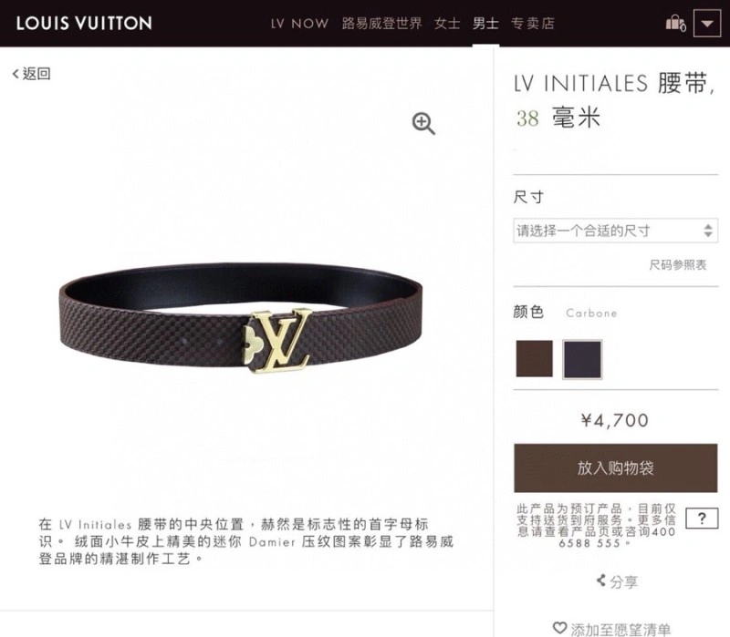 ZipUp Louis Vuitton Belts 299467