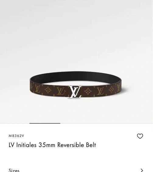 Effortless Louis Vuitton Belts 302220