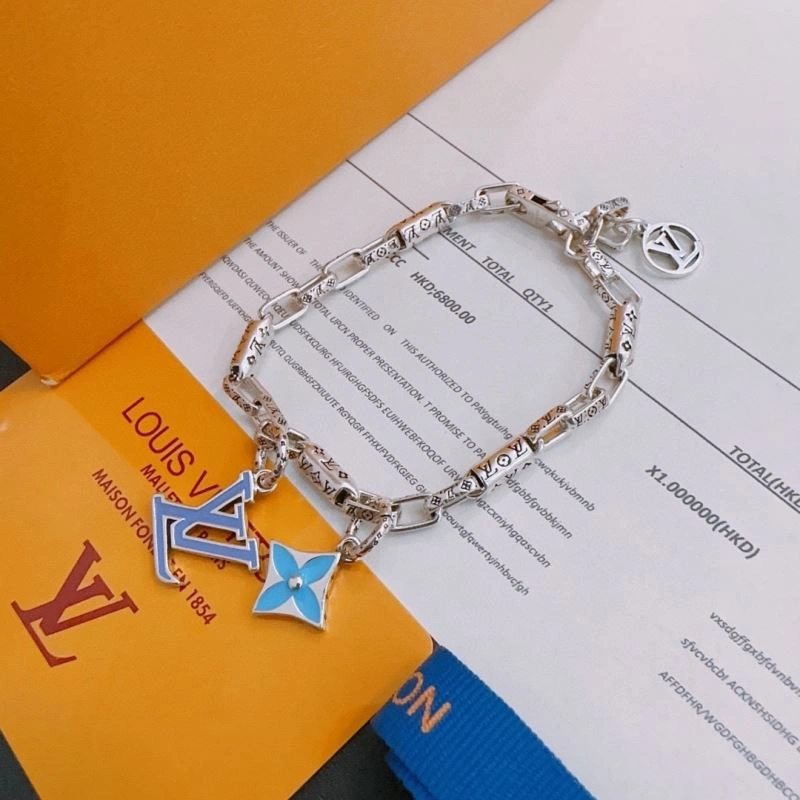 SmoothTexture Louis Vuitton Bracelets 250720