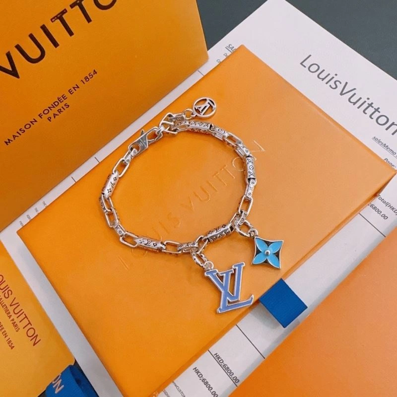 SmoothTexture Louis Vuitton Bracelets 250720
