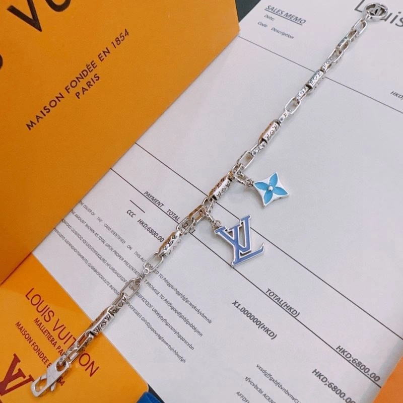 SmoothTexture Louis Vuitton Bracelets 250720