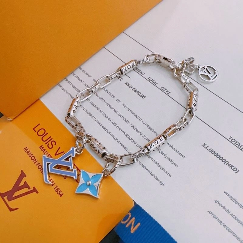 SmoothTexture Louis Vuitton Bracelets 250720