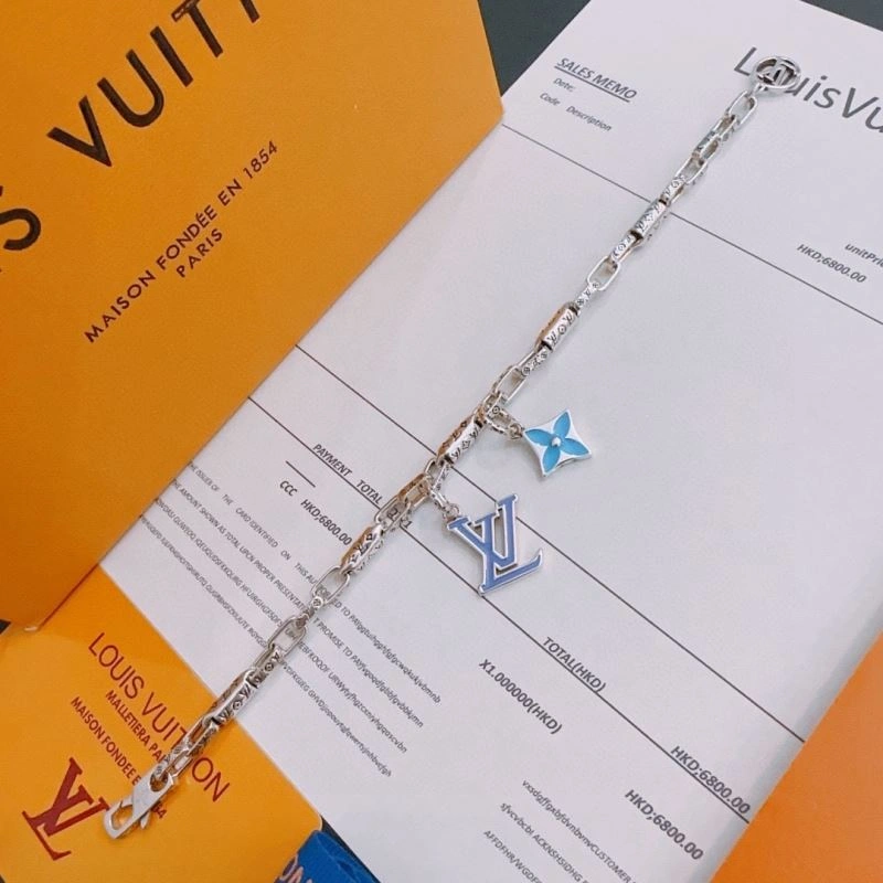 SmoothTexture Louis Vuitton Bracelets 250720