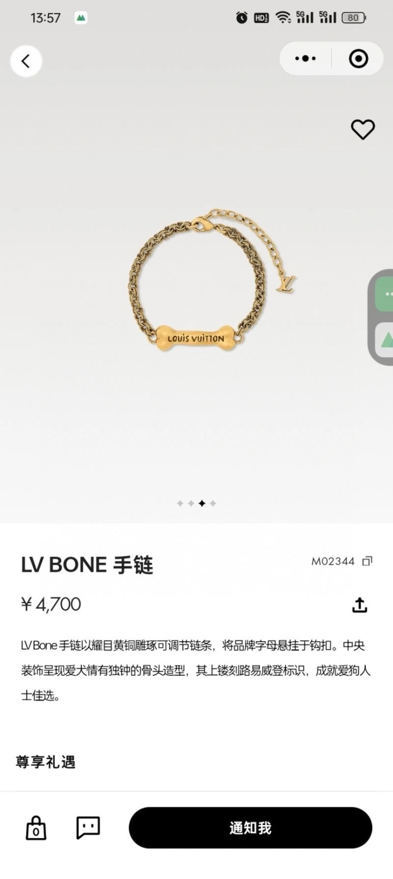 Louis Vuitton Bracelets StreetReady 249603