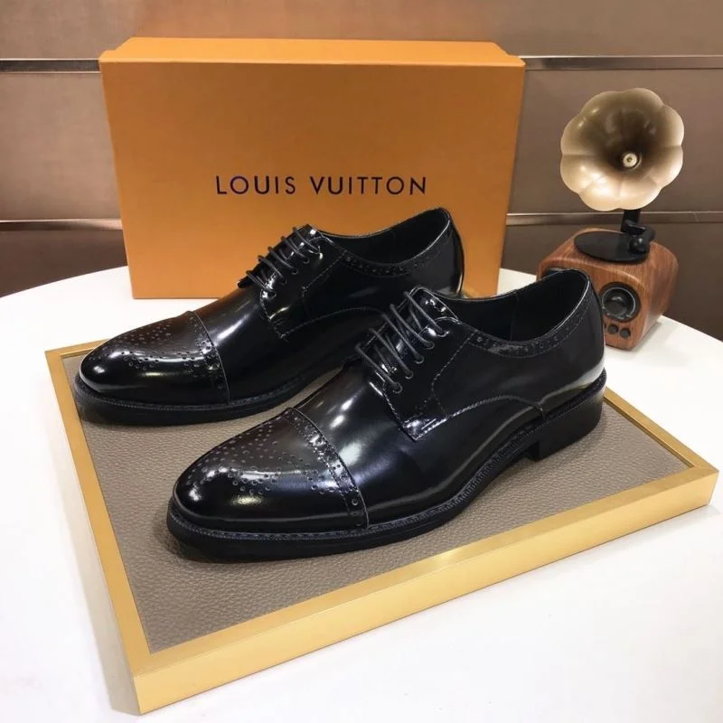 Breathable Louis Vuitton Business Shoes 33202